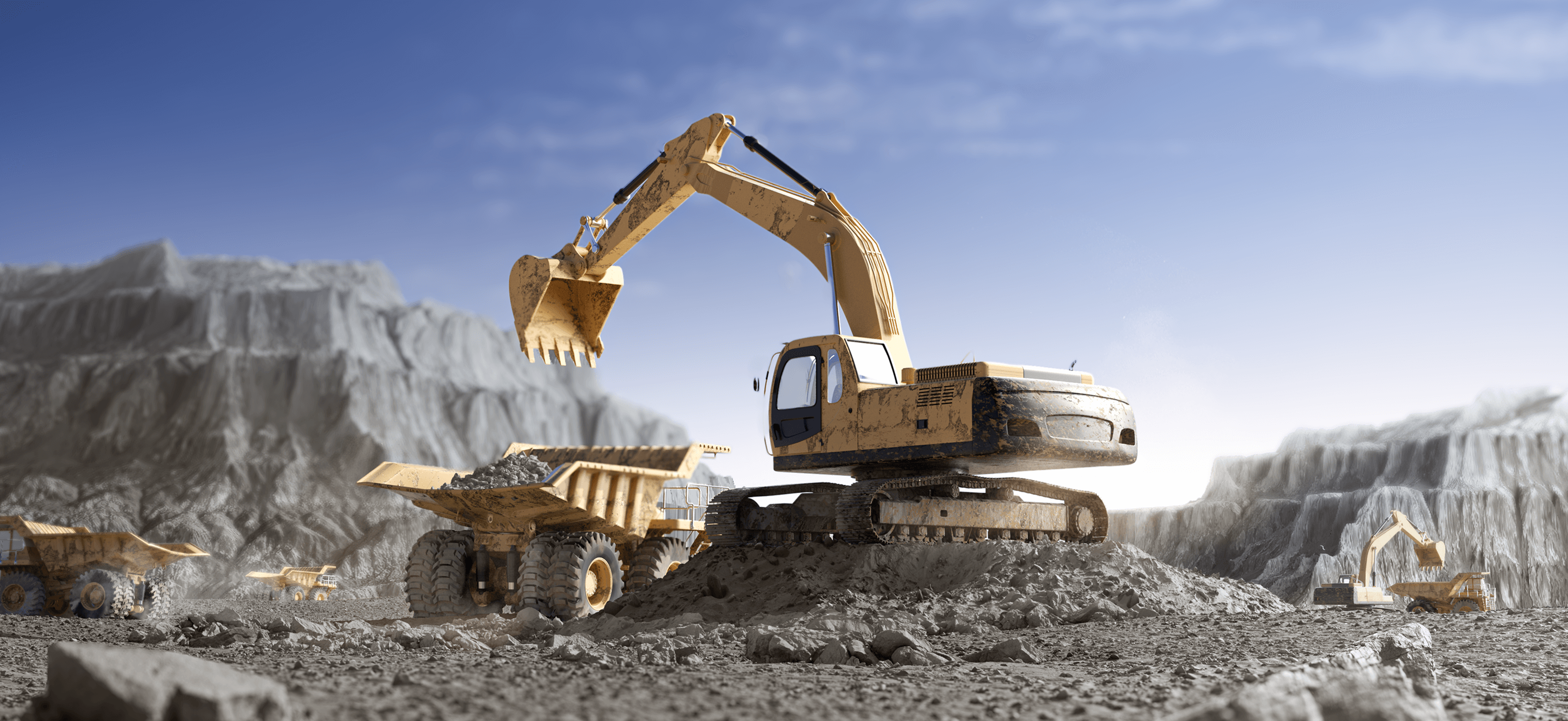 Open-Pit Mining Excavation Robot