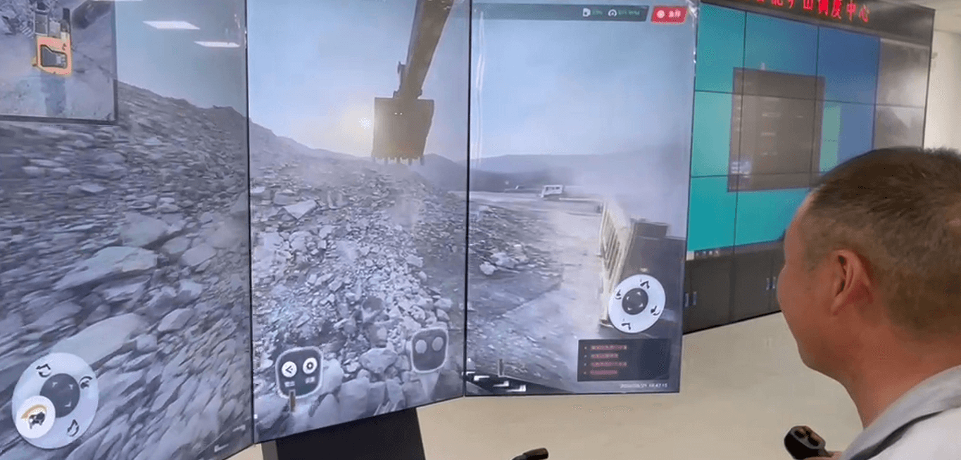 Smart Mine Unmanned Excavator Project