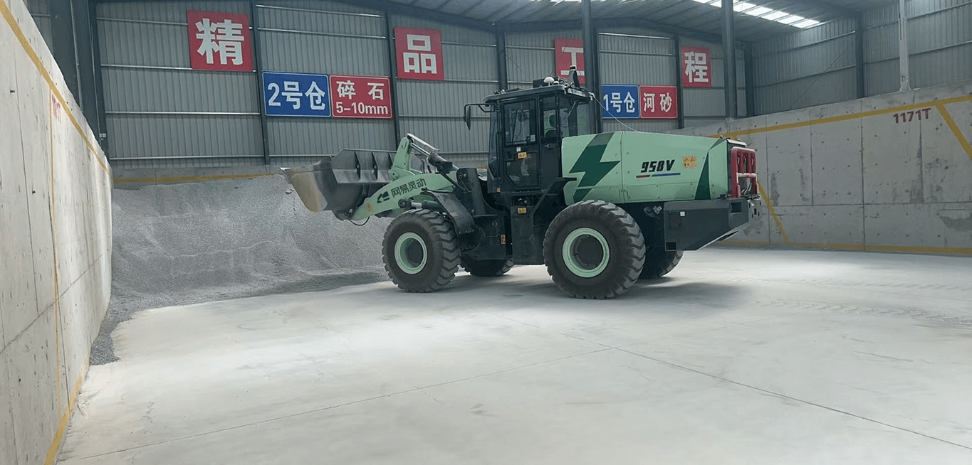 China Railway Unmanned Loader Project for Batching Plant