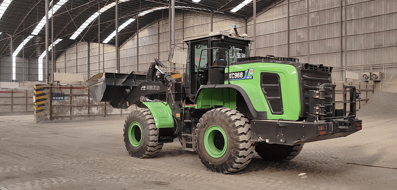 Gansu Unmanned Loader Project for Concrete Batching Plant