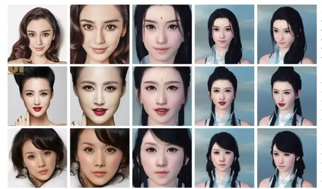 AI智能捏脸和表情实时迁移